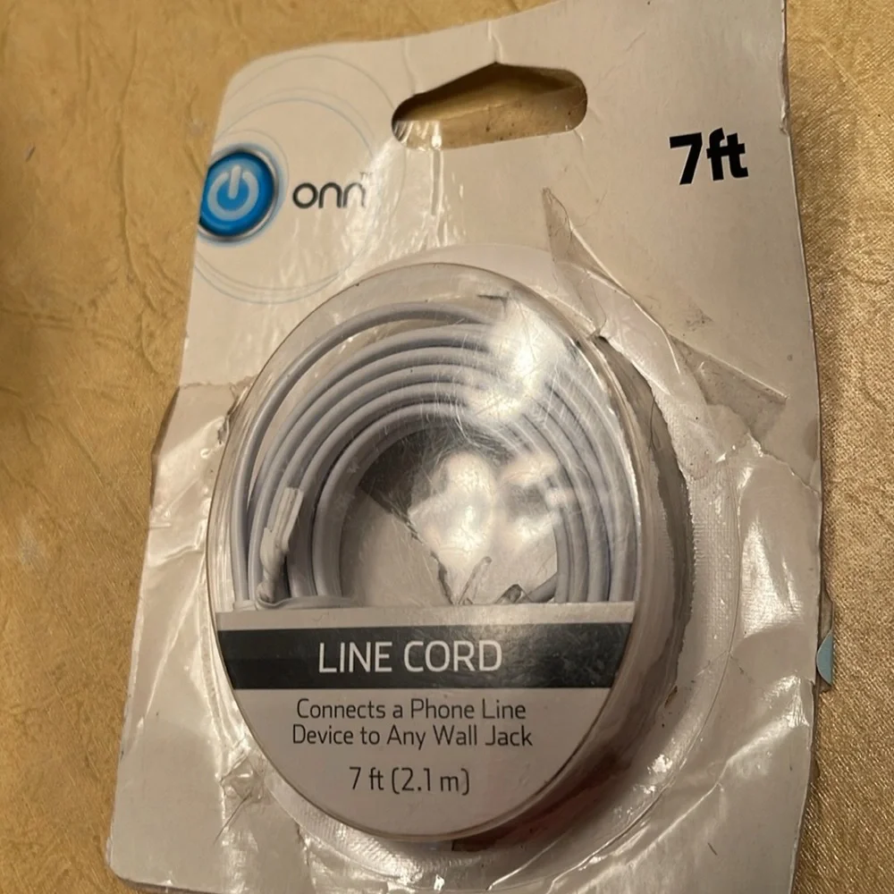 🔴or🌼FLASH SALE!PhoneLandline CORD 3/1-is 25 Feet&1 is 7Ft 1-15ft NWOT openedpack